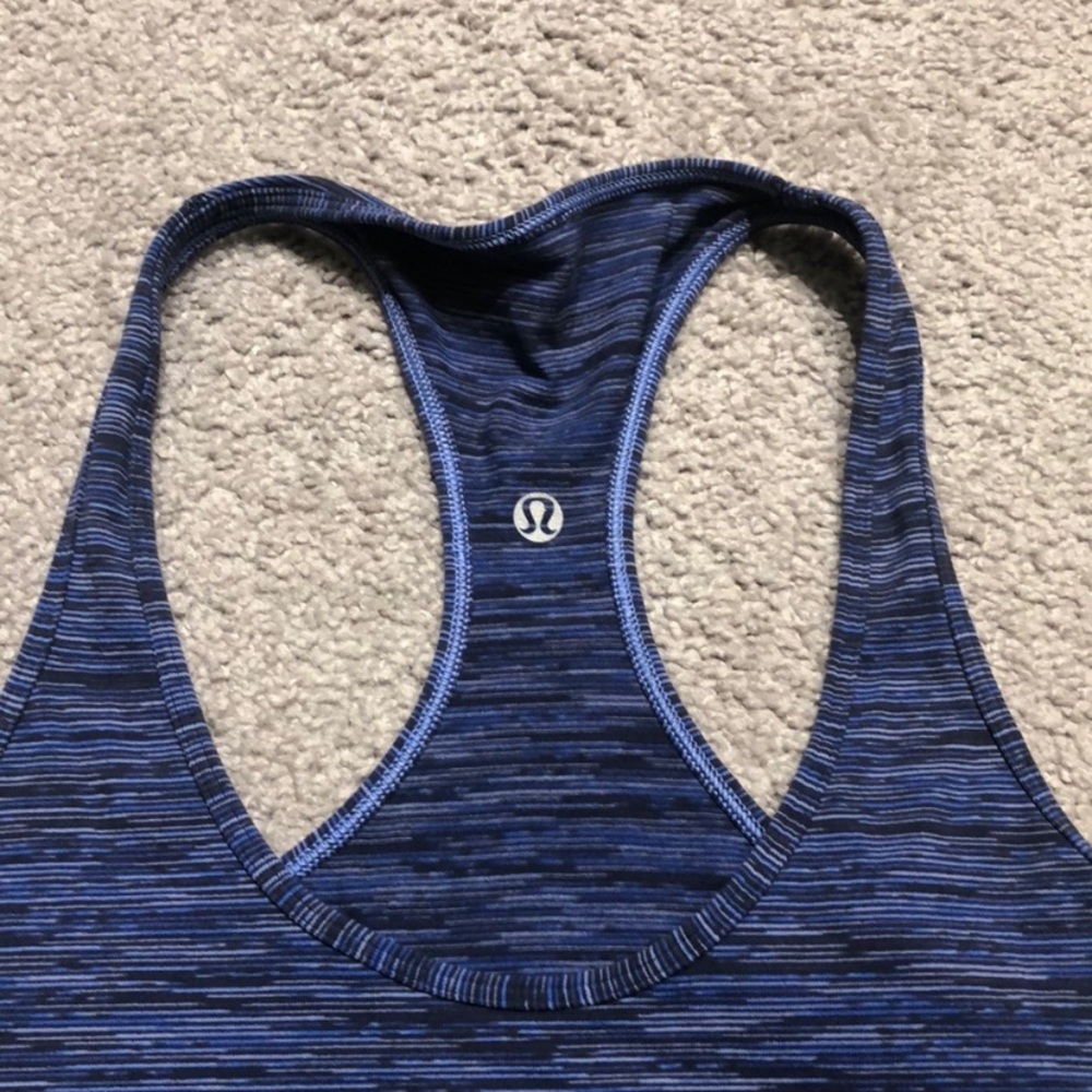 Lululemon razor back tank, size 10